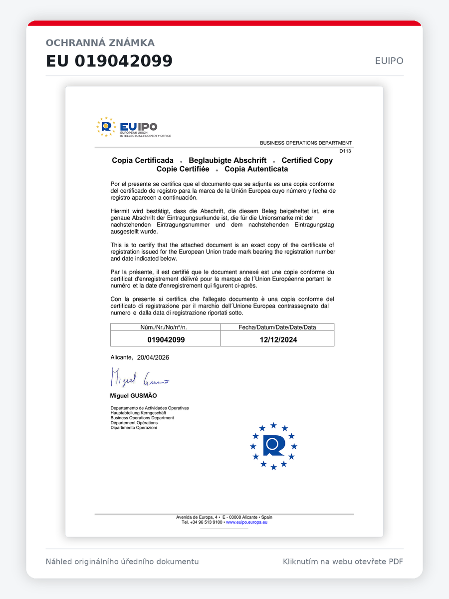 Ochranná známka NEX Rivet (EU)