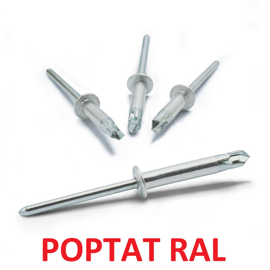 Rychlý nýt 3.2 x 20 hliník / pozink, vrták L, lakovaný, RAL POPTAT, bal. 400 ks