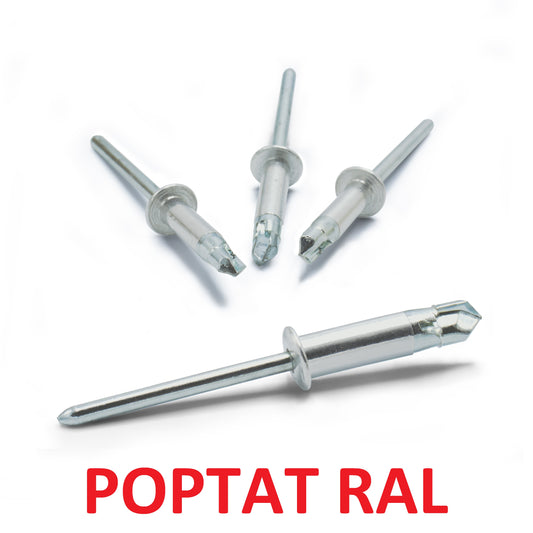 Rychlý nýt 4.8 x 15 hliník / pozink, vrták L, lakovaný, RAL POPTAT, bal. 200 ks