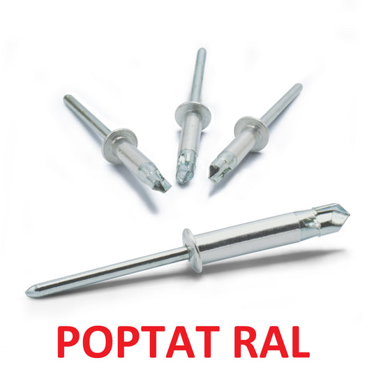 Rychlý nýt 4.8 x 20 hliník / pozink, vrták L, lakovaný, RAL POPTAT, bal. 200 ks